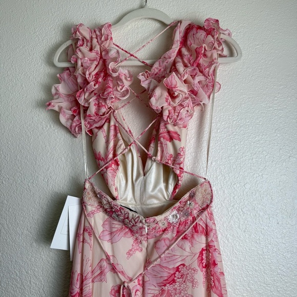 MAC DUGGAL Floral Ruffled Maxi Dress - Picture 15 of 15